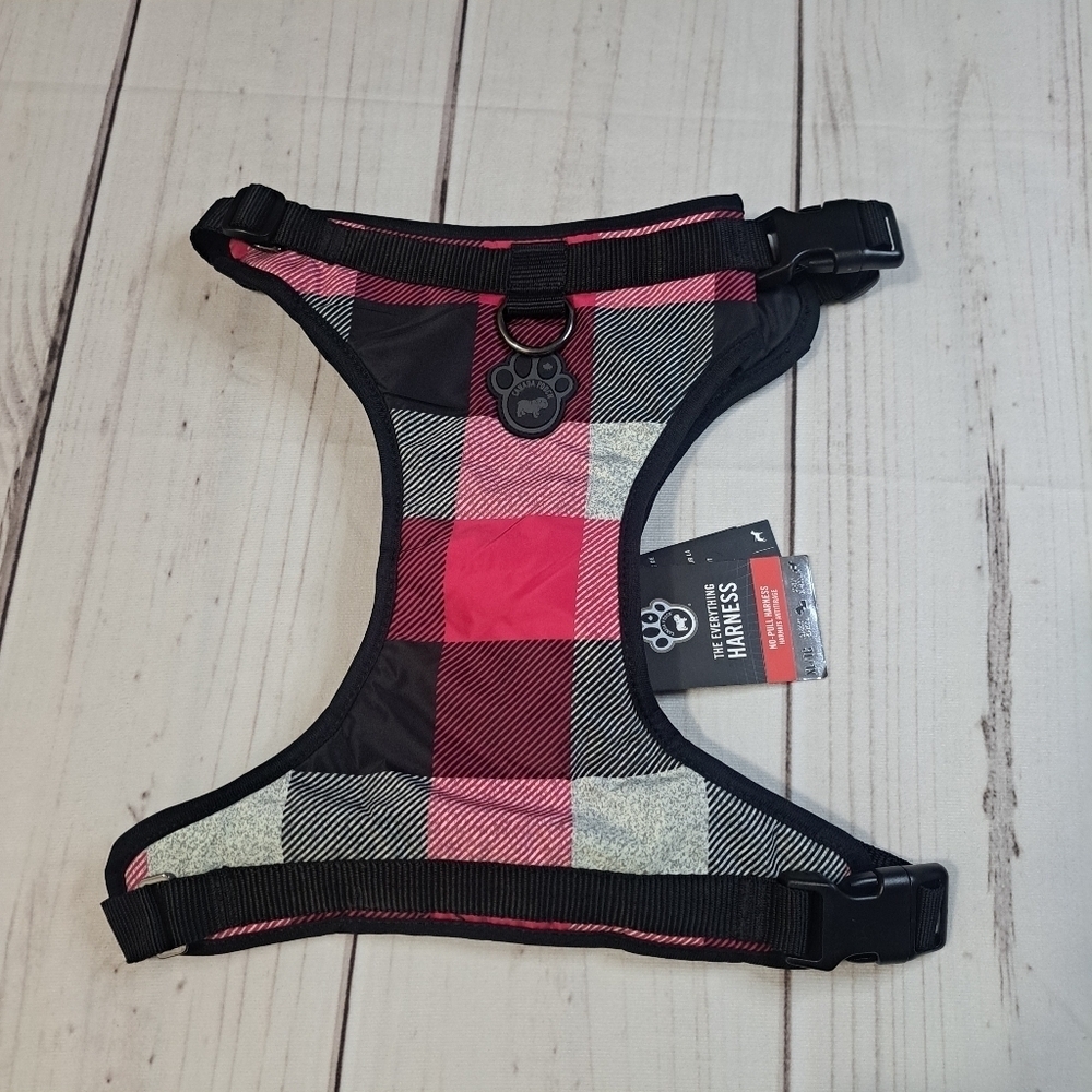 Canada Pooch Pink And Black Plaid Everything Harness Size XL
